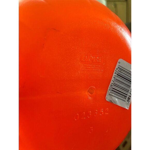 NOS Vtg Empire Halloween Blow Mold Pumpkin Jack O Lantern Candy Buckets '80’s - Picture 5 of 5